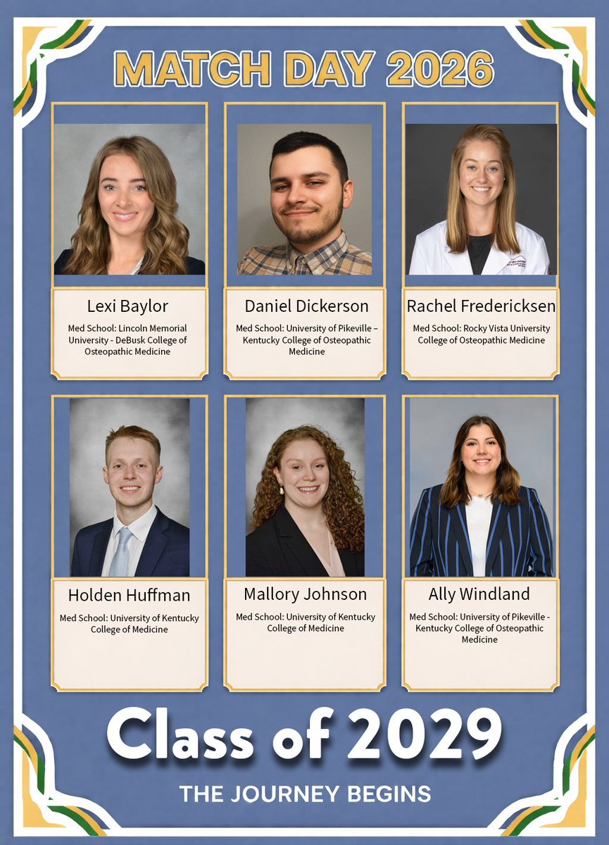 UKYFamMed's tweet photo. We are proud to welcome six outstanding new residents to our Lexington program! 🎉
Join us in congratulating our newest residents on this incredible achievement—your journey begins now! https://t.co/79iuHb9dup