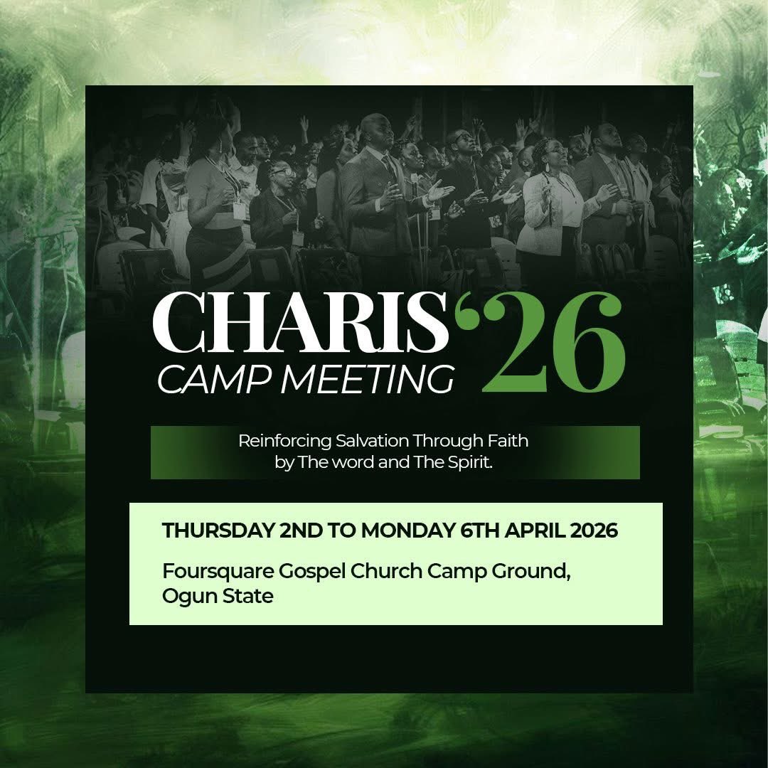 Why we hold Charis Campmeeting

"Heralding the Lordship of the Word,Demonstrating the influence and character of the Spirit "

This is our mandate in all the Nations of the earth .

Special meetings give us an avenue to fulfil this .

Charis Campmeeting is a special meeting .

It