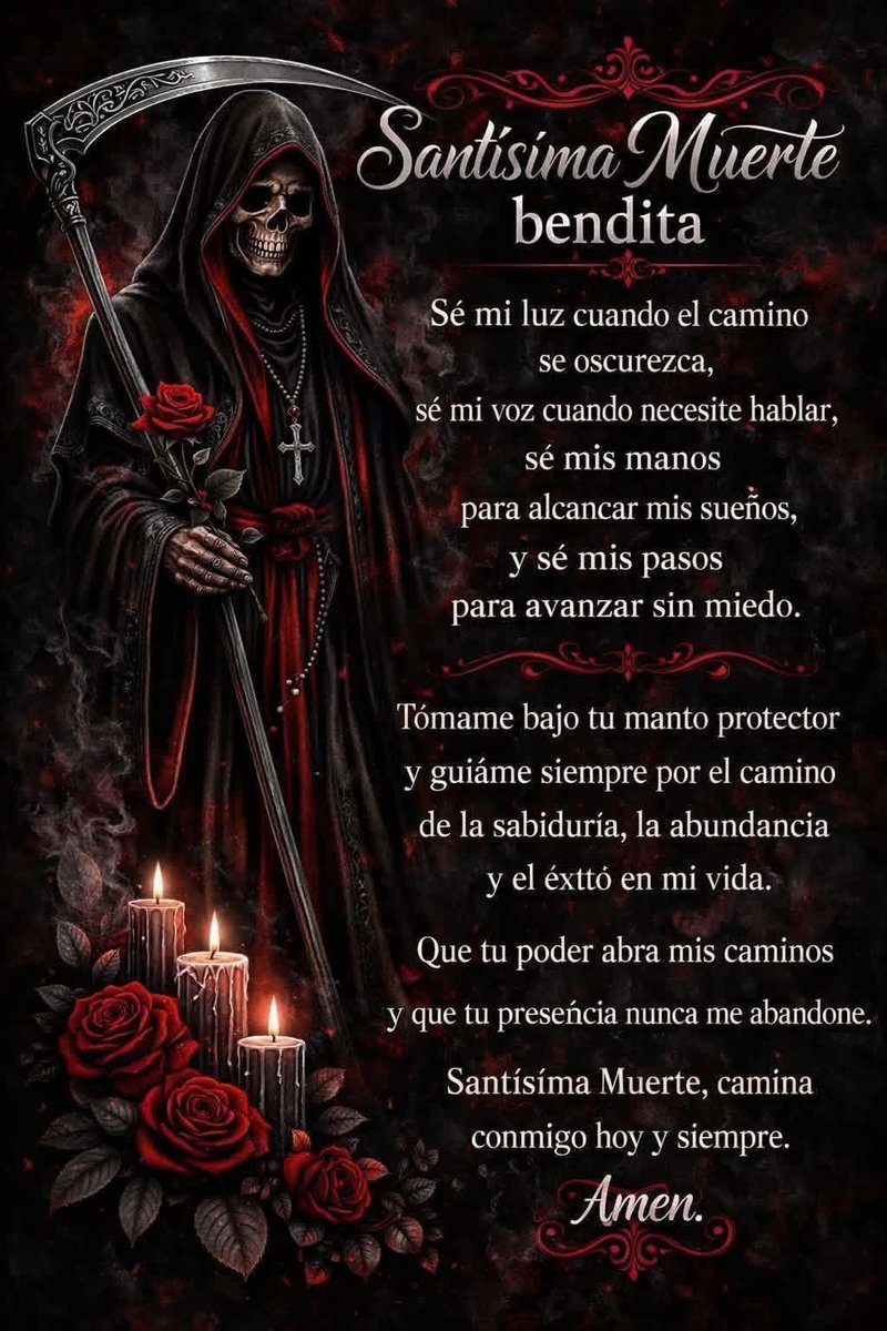 My Santa muerte tweet media