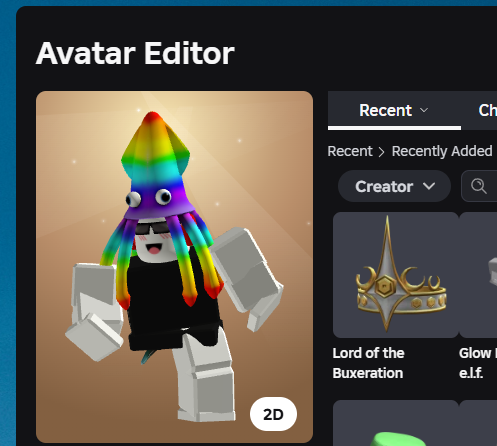 Lord of the Buxeration released! Robux purchase exclusive