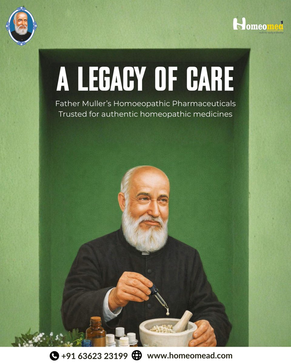 Homoeomedsdotin's tweet photo. Father Muller’s Homoeopathic Pharmaceuticals
Trusted for authentic homeopathic medicines.
at https://t.co/1bo2inbC2o https://t.co/0RvfCdu09f