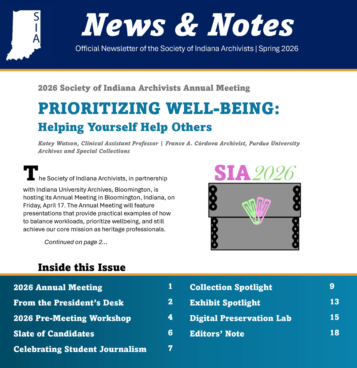 Soc IN Archivists tweet media
