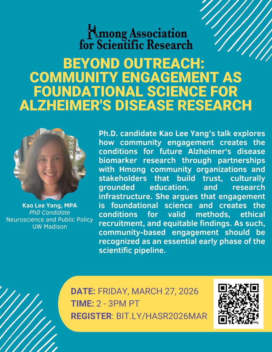 Hmong Association for Scientific Research tweet media