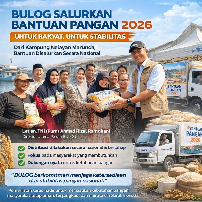 Komitmen Menjaga Ketersediaan dan Stabilitas Nasional Melalui Bantuan Pangan 2026

#NelayanMerahPutih