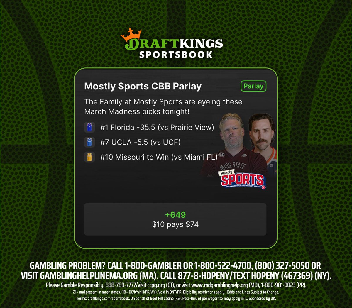 Mostly Sports With Mark Titus & Brandon Walker tweet media