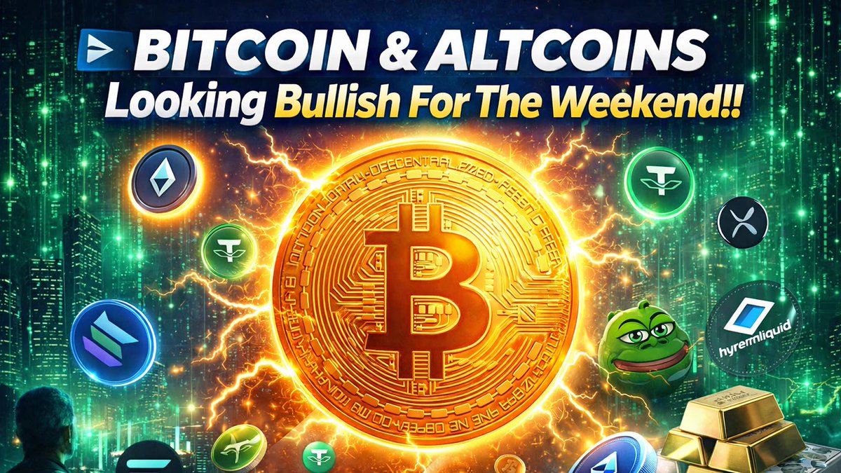 100xYOLO's tweet photo. Bitcoin Altcoins Memecoin Bullish Weekend Ahead! I AM LONG!! https://t.co/us4OB9SWN8 via @YouTube 
#Dogecoin #memecoin #cryptonews #memecoins #Crypto #Bitcoin #TrendingNow #news #cryptonomist #microsoft #nvidia #palantir #StocksToBuy #StocksToWatch #usoil #dreamcash #hyperliquid https://t.co/CgYlqMyVYM