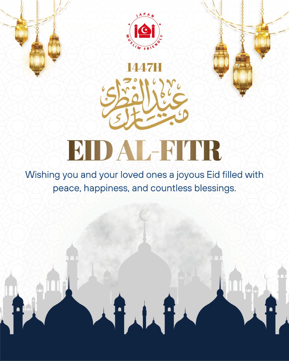 FtripJapanTour's tweet photo. May Allah accept our prayers and good deeds 🌙Eid Mubarak to you and your loved ones ✨
As we celebrate this special day, may it bring you inner peace, sincere forgiveness, and renewed joy 
May His guidance light your path and His blessings continue to enrich your life always https://t.co/vIxjzLiGNc