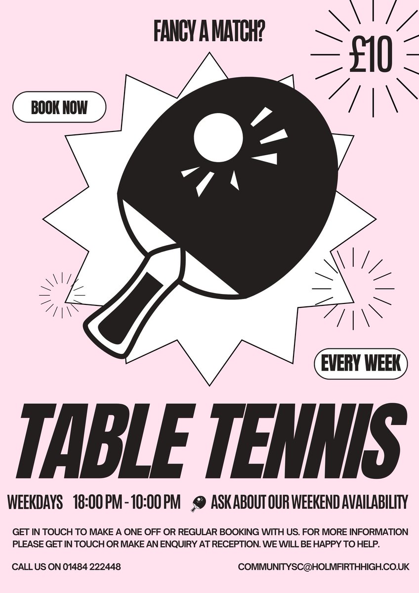 #tabletennis #pingpong #match #community #holmfirthevents #sport