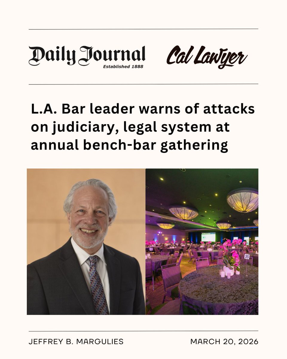 Los Angeles County Bar Association tweet media