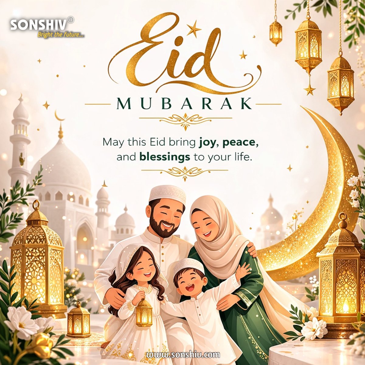 Sonshiv_Group's tweet photo. May this Eid bring peace, goodwill, and new beginnings.
A quiet reminder of faith, discipline, and renewal. 🌙
~Team SONSHIV
#Eid #FestiveSeason #Sonshiv https://t.co/iHCnc60x3J