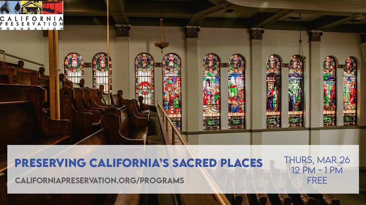 California Preservation Foundation - CPF tweet media