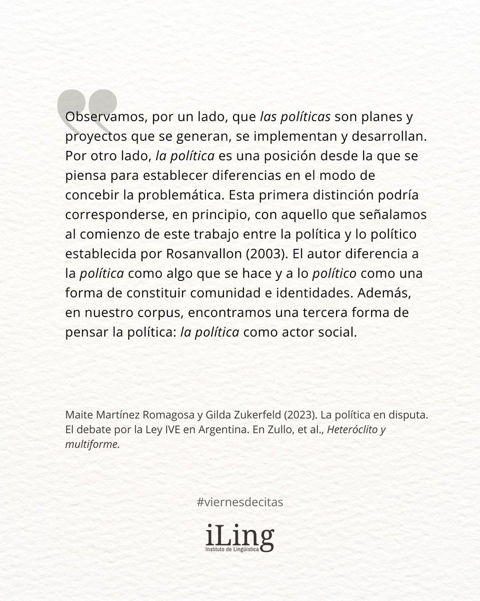 Instituto de Lingüística tweet media