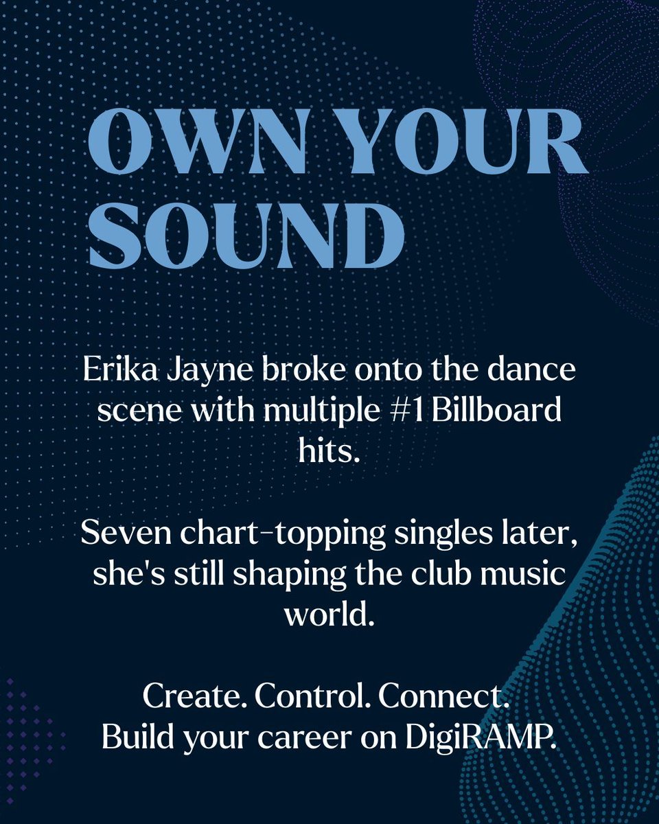 digiramp's tweet photo. 🎤 Introducing DigiRAMP Creator Spotlight
A series highlighting creators shaping the music industry.

First up: Erika Jayne.
Seven #1 Billboard Dance hits and a career built on creativity and impact.

Want to discover more creators?
🔗 https://t.co/ZszWUrIM5T
#DigiRamp https://t.co/LVETGzL5Wf