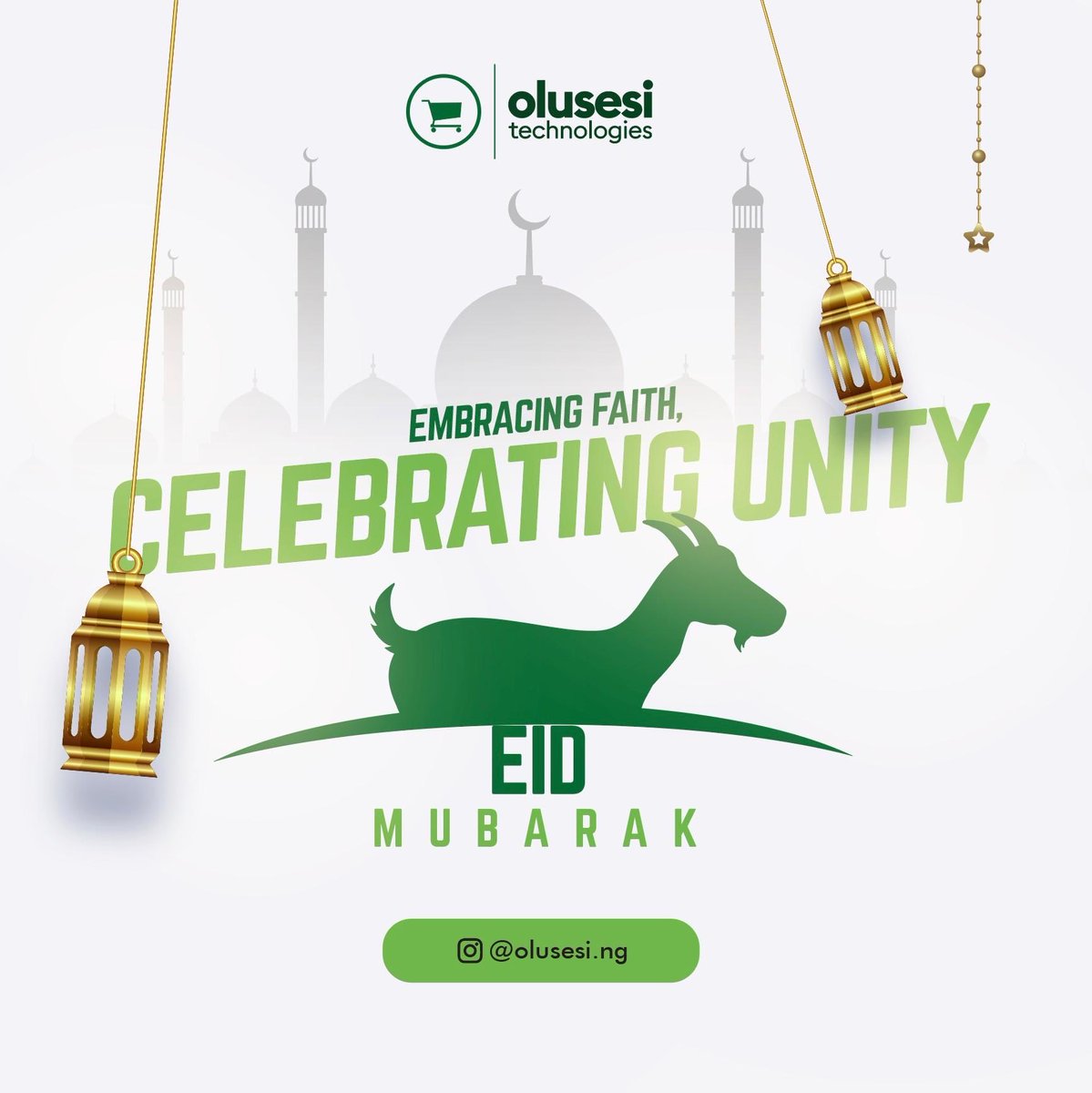 olusesi_tech's tweet photo. Eid Mubarak from us to you 🤍
Joy, peace, and maybe… a new gadget this Sallah 😉🙌 https://t.co/8im7JFmaql