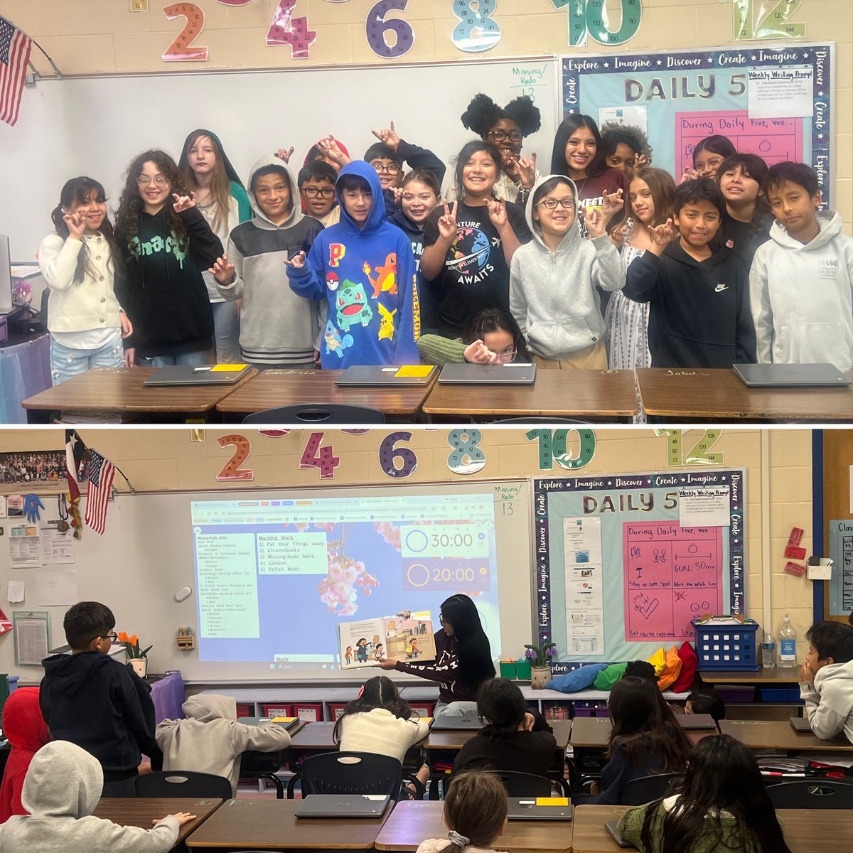 JMHS_Rams's tweet photo. RAMS READ!🐏📖
@RamsGirlsTrack @MRamsSoftball & @Marshall_Rams started Friday our FAVORITE way with our #FutureRams at @NISDOHT🦉@NISDThornton♥️ @NISDLeonValley🦁 & @NISDRhodes🦖! #RamsRead #RamFam #RamPride #BeyondTheGame @SA_Sports @NISD_Athletics @NISDMarshall @NISDMarshallLMS https://t.co/kZuCF0s8Wx