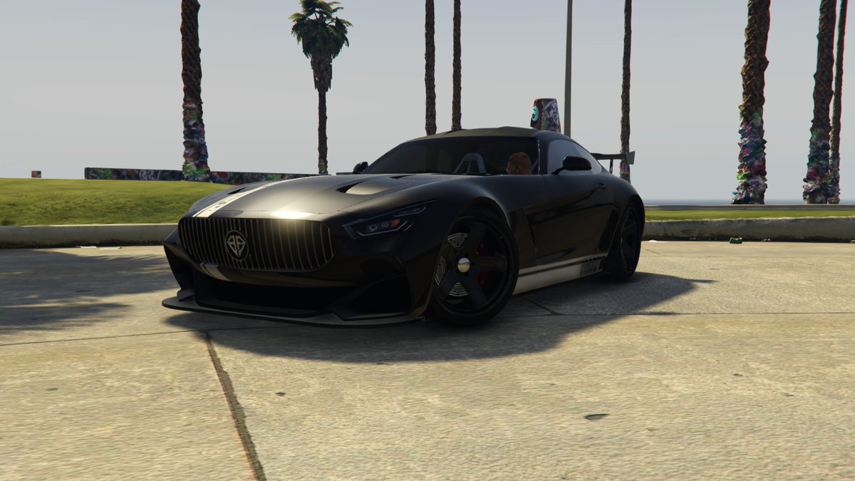 LxzyD's tweet photo. We don't dance.
20¹⁹ pic was made near the beach in GTA 5 online was trying to find a good location to make some pictures 🖼️ so I decided sh why not there a pretty busy place to be in 
the car is a child hood fav 
the Mercedes-Benz AMG gtr 
 #mercedes #amg #amggtr #gta #car https://t.co/y8PdYsqW7s