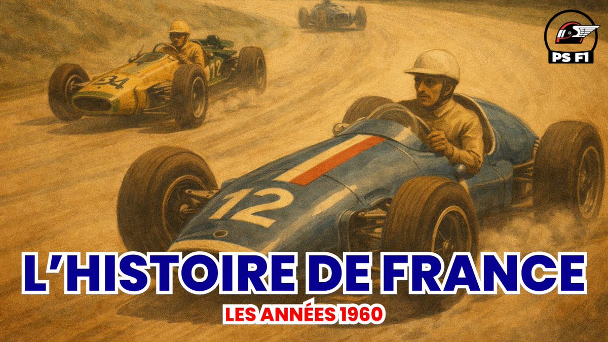 PSwiift's tweet photo. Ça te plairait de connaitre l'histoire de la France en Formule 1 ? J'au commencé à en parler sur ma chaine Youtube

On est à la partie 2 : la décennie 1960 

Clique ici pour voir ça ! 
https://t.co/Jzb4bLqUVf

#F1 https://t.co/ohzB29aLRp