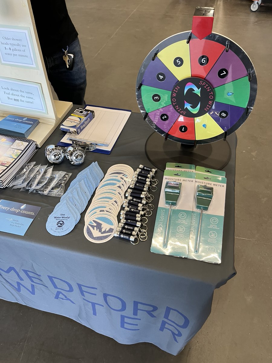 Today our Water Efficiency Team is at Grover Electric and Plumbing Supply in Medford until 2pm, providing consumers with information about finding and fixing common leaks, as well as information about water efficient products. Come say hi! #FixALeak