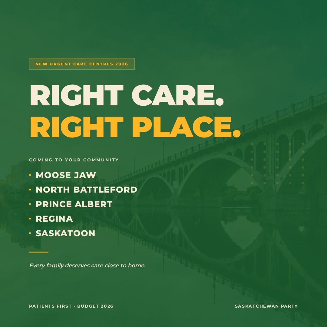 Saskatchewan Party tweet media