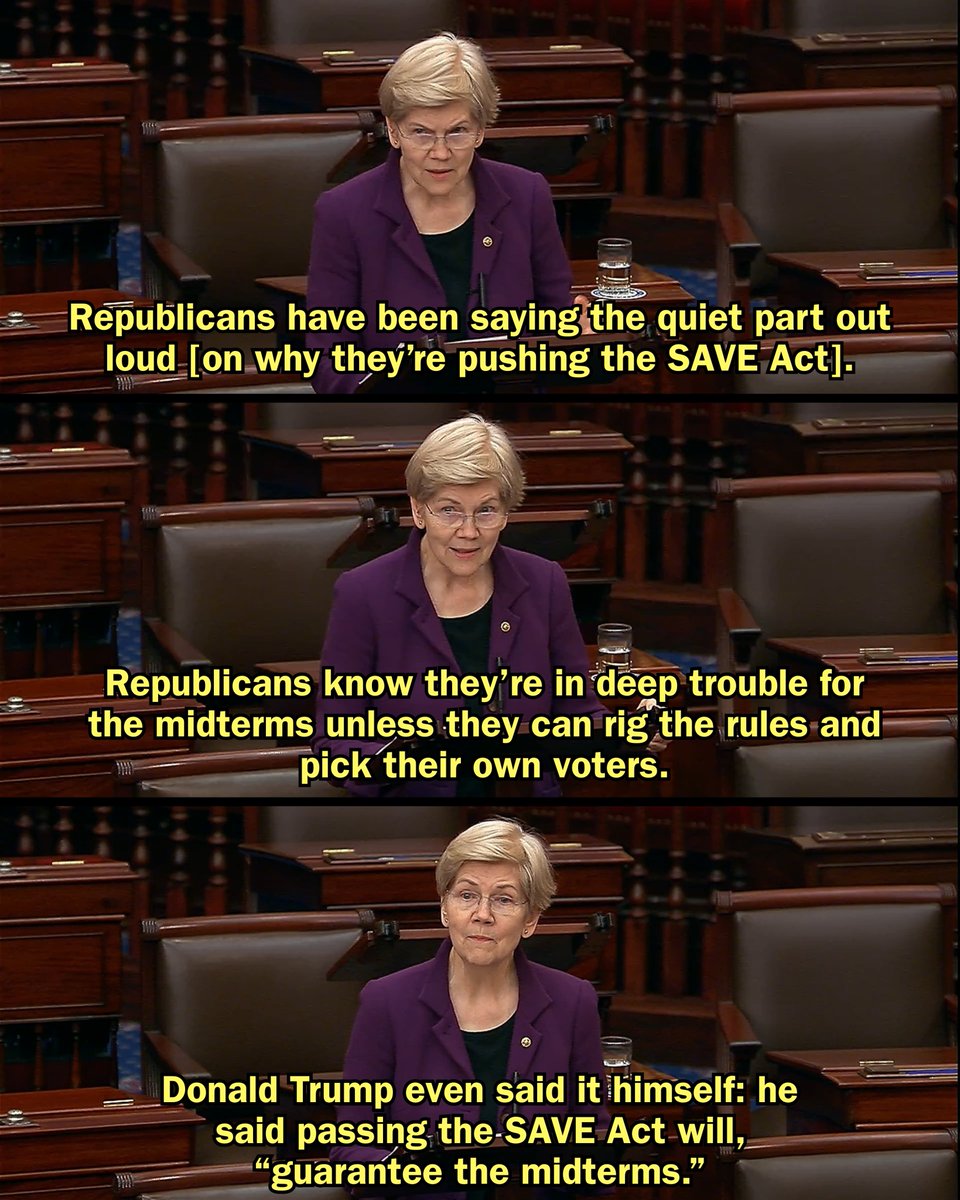 Elizabeth Warren tweet media