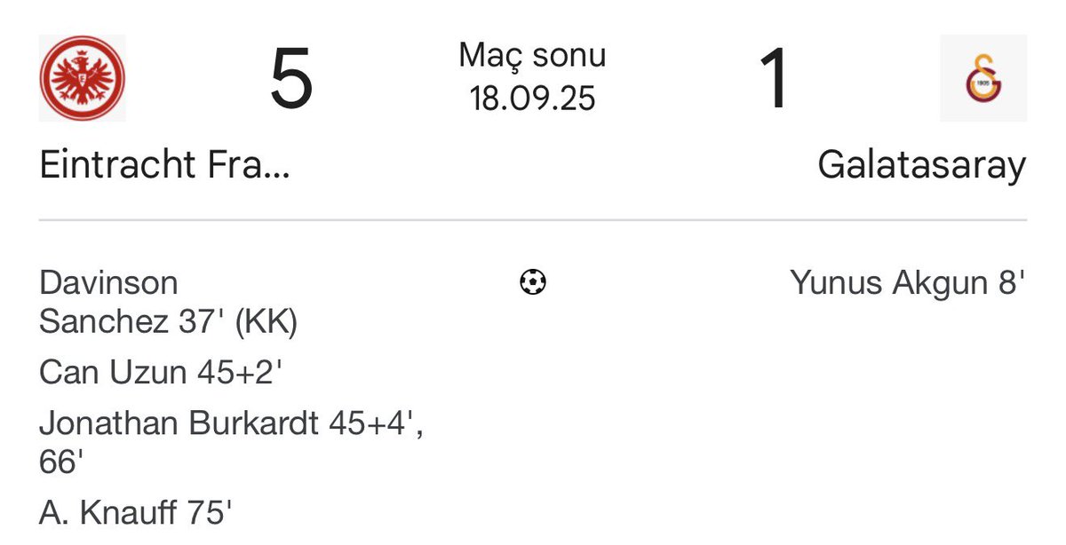 Daha geçen sene Ş.L.’ni 0 puan -25 averajla son sırada bitiren Young Boys’a iki maçta da tokatlandın.Sahası olmayan Rigas’ı,Zalgiris’i yenemedin,S.Prag 4’ledi,Az Alkmaar içinden geçti,ülkesi savaşta olan Dinamo Kiev’i yenemedin.Daha Malmö rezilliğnden bahsetmyrm bile.Hangi yüzle?