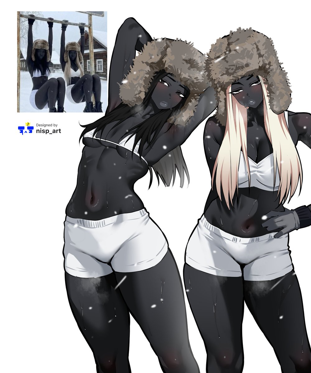 nisp_art l Two tweet media