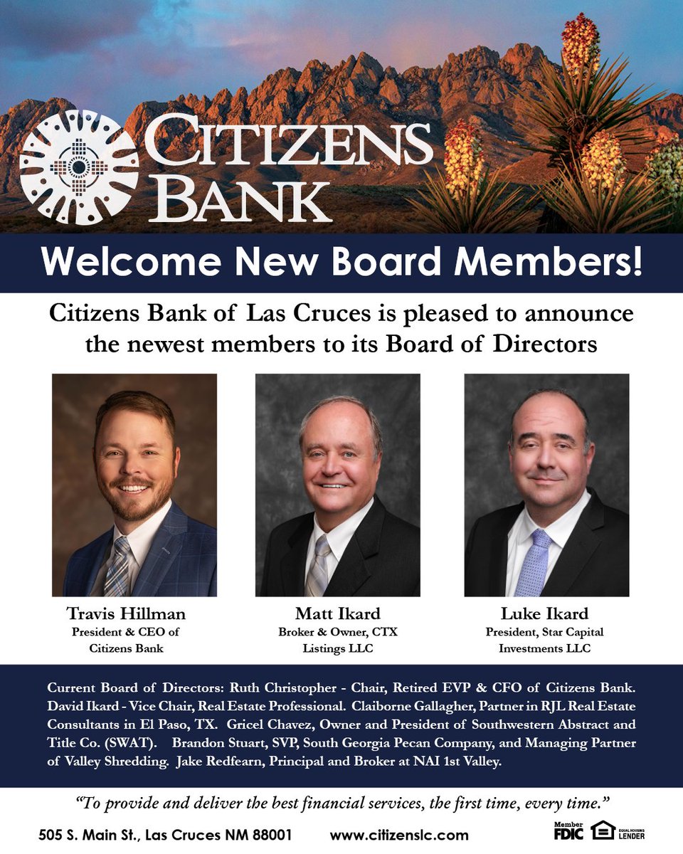 Citizens Bank of Las Cruces tweet media