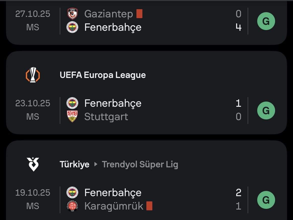 Eee 8 günde 3 maç yani. Neyin yangını bu? Fenerbahçe bu sezon 7 defa 8 günde 3 maça, 3 defa da 7 günde 3 maça çıktı.