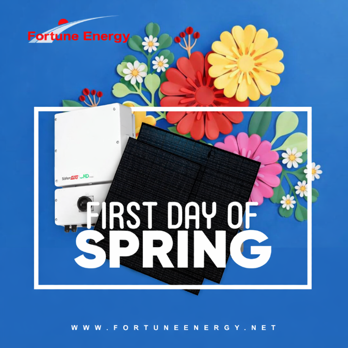 FortuneEnergy's tweet photo. Spring is here 🌼
A new season of growth, energy, and brighter opportunities.
Fortune Energy is ready to power your projects with reliable solar solutions and trusted partnerships.

#FirstDayOfSpring #SpringEnergy #CleanEnergy #RenewableEnergy #FortuneEnergy  #GoSolar https://t.co/g0QQFea52u