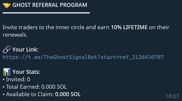 GhostSignaI's tweet photo. Huge new update to GhostSignal! Integrated Vip Hub to get quick access to the stats which helps you trench smarter and a referral system to make passive income ;)

DATA > GAMBLING

Ghostsignal out https://t.co/dqJM1hNJs2