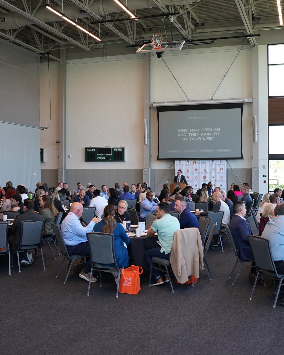 T_DOE's tweet photo. Had a blast speaking at the 6th Annual GROW Pasco in Florida! The room was full of small business owners and community leaders who are doing the hard work of building something meaningful. Thank you @smartstartpasco for having me! #GROWPasco2026 https://t.co/dKvXmlIaF3