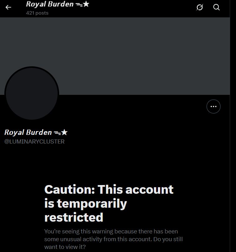 / YALL EL0N KlLLED MY BLUEBARRY. EL0N HATES OROKIN CONFIRMED <a href="/LUMINARYCLUSTER/">𝘙𝘰𝘺𝘢𝘭 𝘉𝘶𝘳𝘥𝘦𝘯 ᯓ★</a>