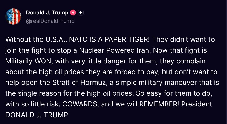 Fan Donald J. Trump 🇺🇸 TRUTH POSTS tweet media