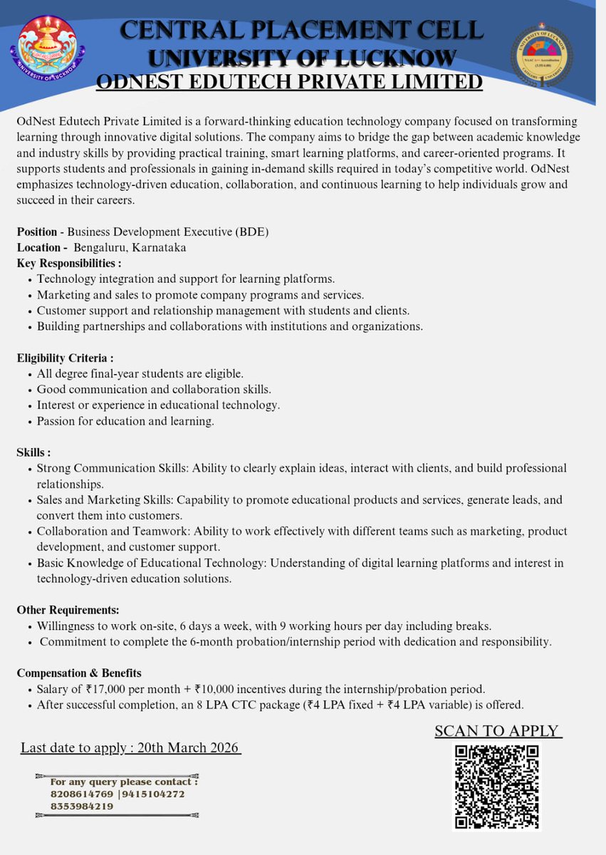 Central Placement Cell tweet media