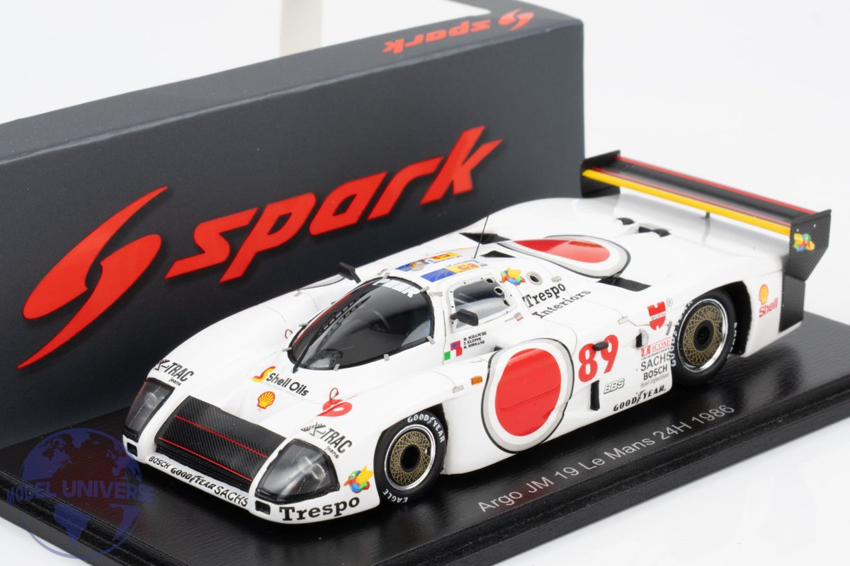 MUcollectors's tweet photo. A Norwegian rallycross champion took a privateer Argo to Le Mans in 1986 to race against factory Porsches and Jaguars. The audacity.

Spark, 1:43 resin. The best shelf stories are the obscure ones 👇

#LeMans #Argo https://t.co/WMBeWpBHM6