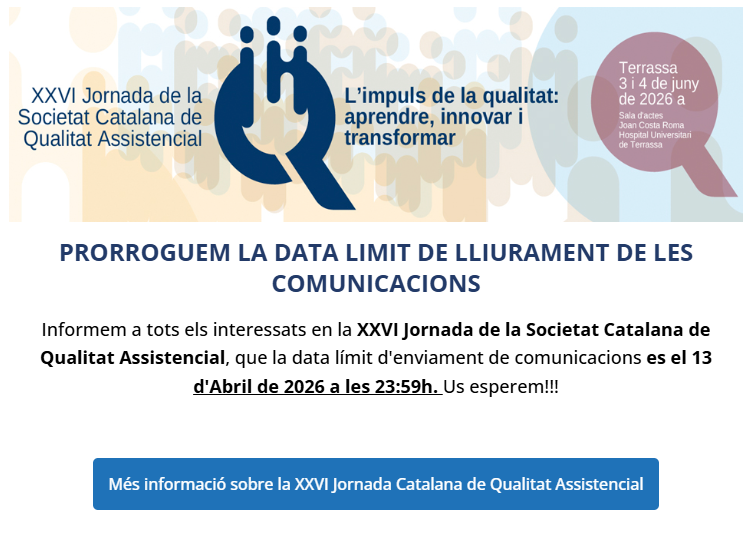 Societat Catalana de Qualitat Assistencial tweet media