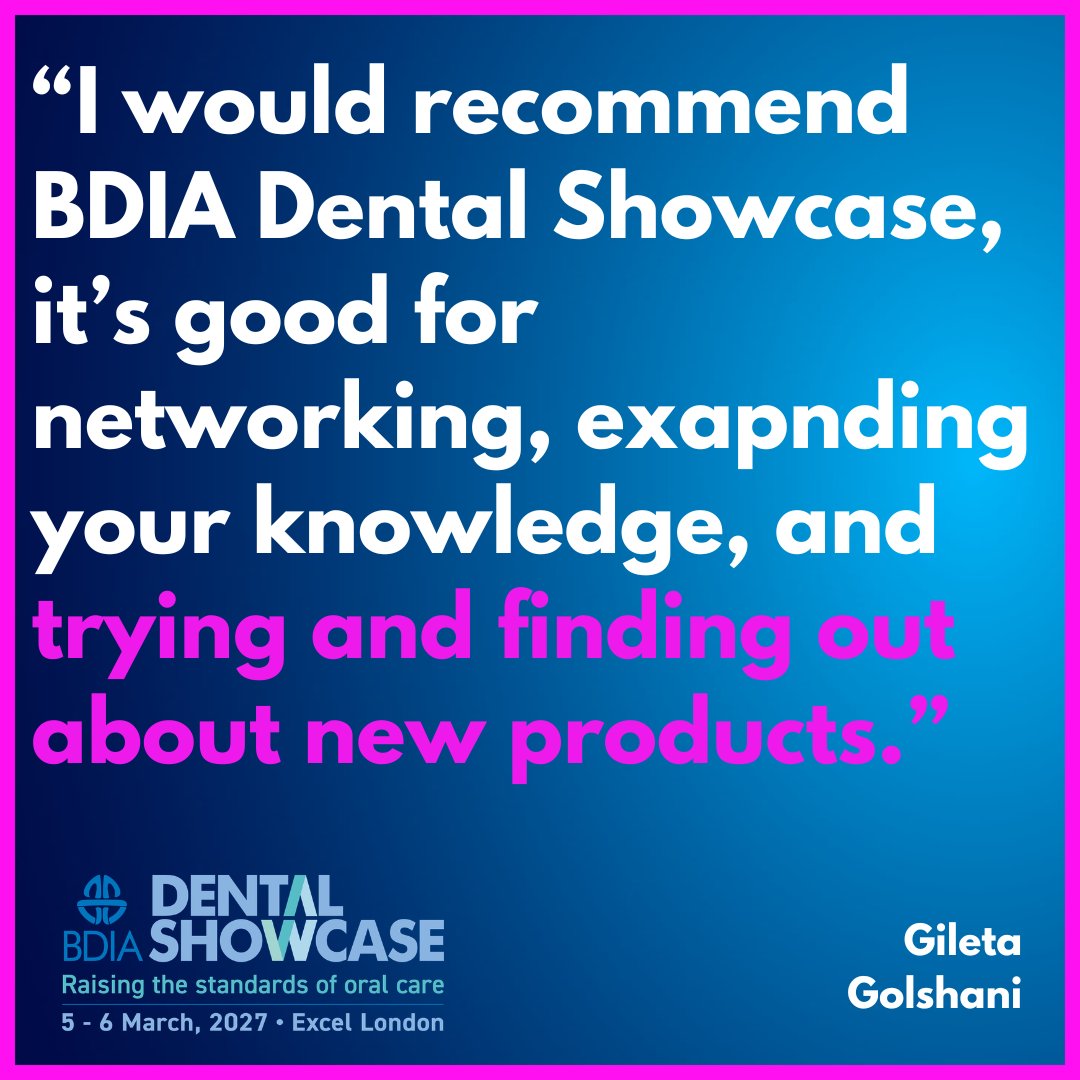 BDIA Dental Showcase tweet media