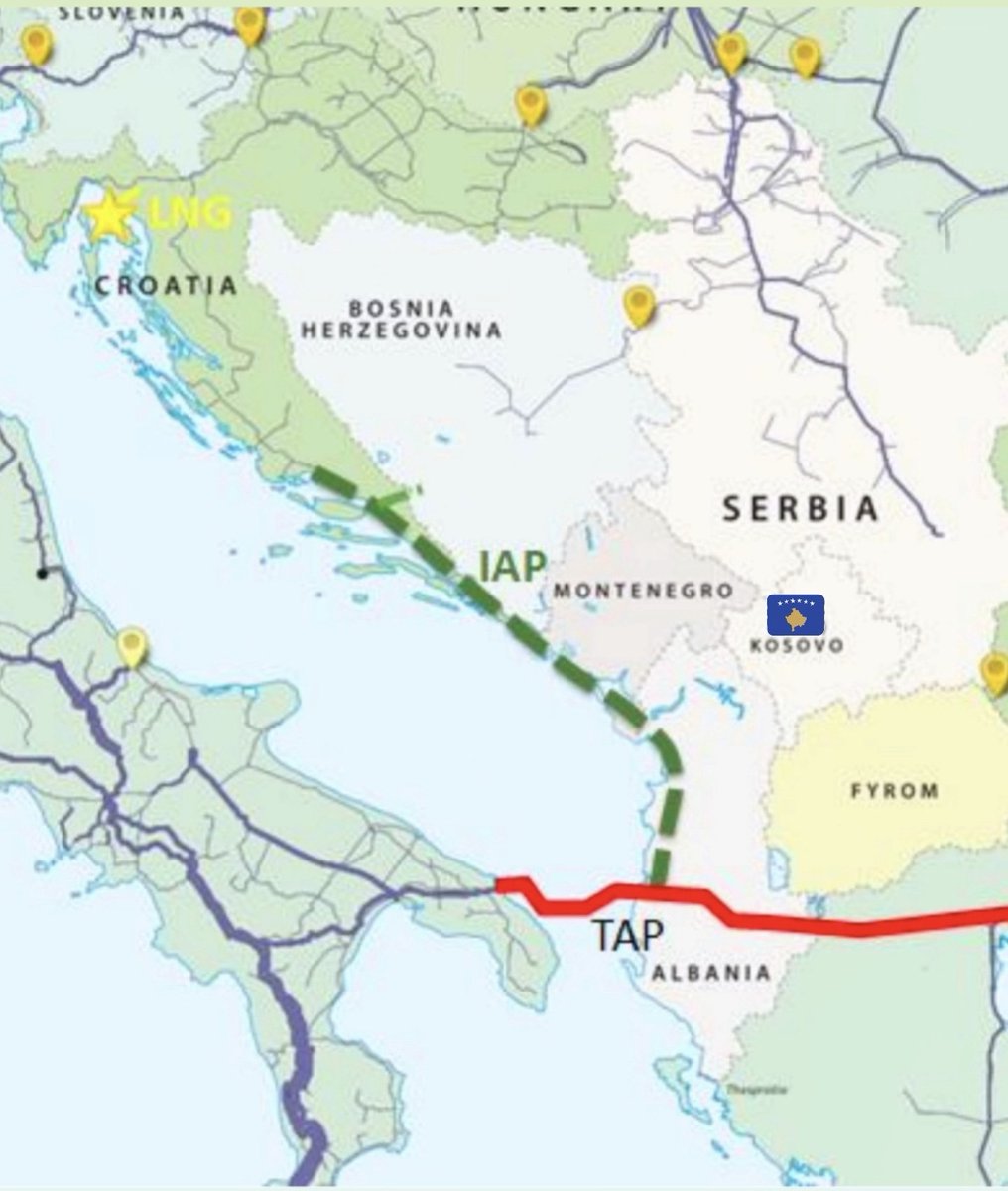 GlobalPatriaX's tweet image. Croatia and Albania aim to build the Adriatic-Ionian Corridor motorway, also known as the Blue Corridor and the extension of the Trans Adriatic Pipeline.  🇭🇷🇦🇱
Europe connected from the Mediterranean to the English Channel, Baltic Sea.  🇪🇺
 #Croatia #Hrvatska #Serbia #Srbija