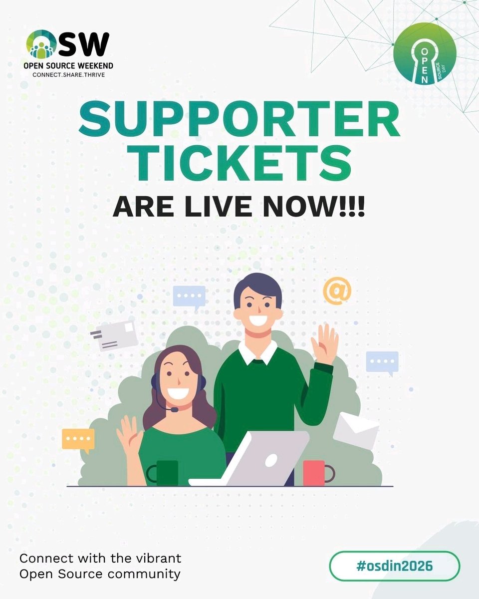 Open Source Weekend tweet media