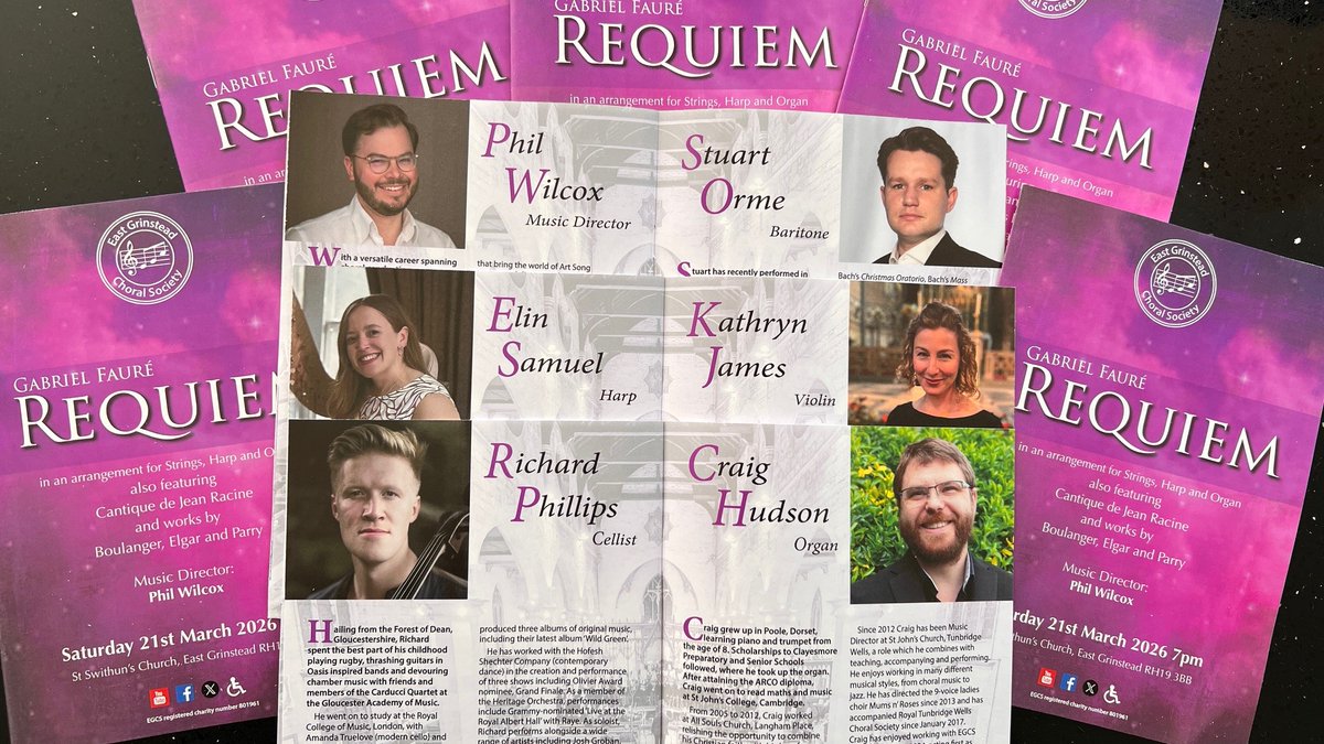 East Grinstead Choral Society tweet media