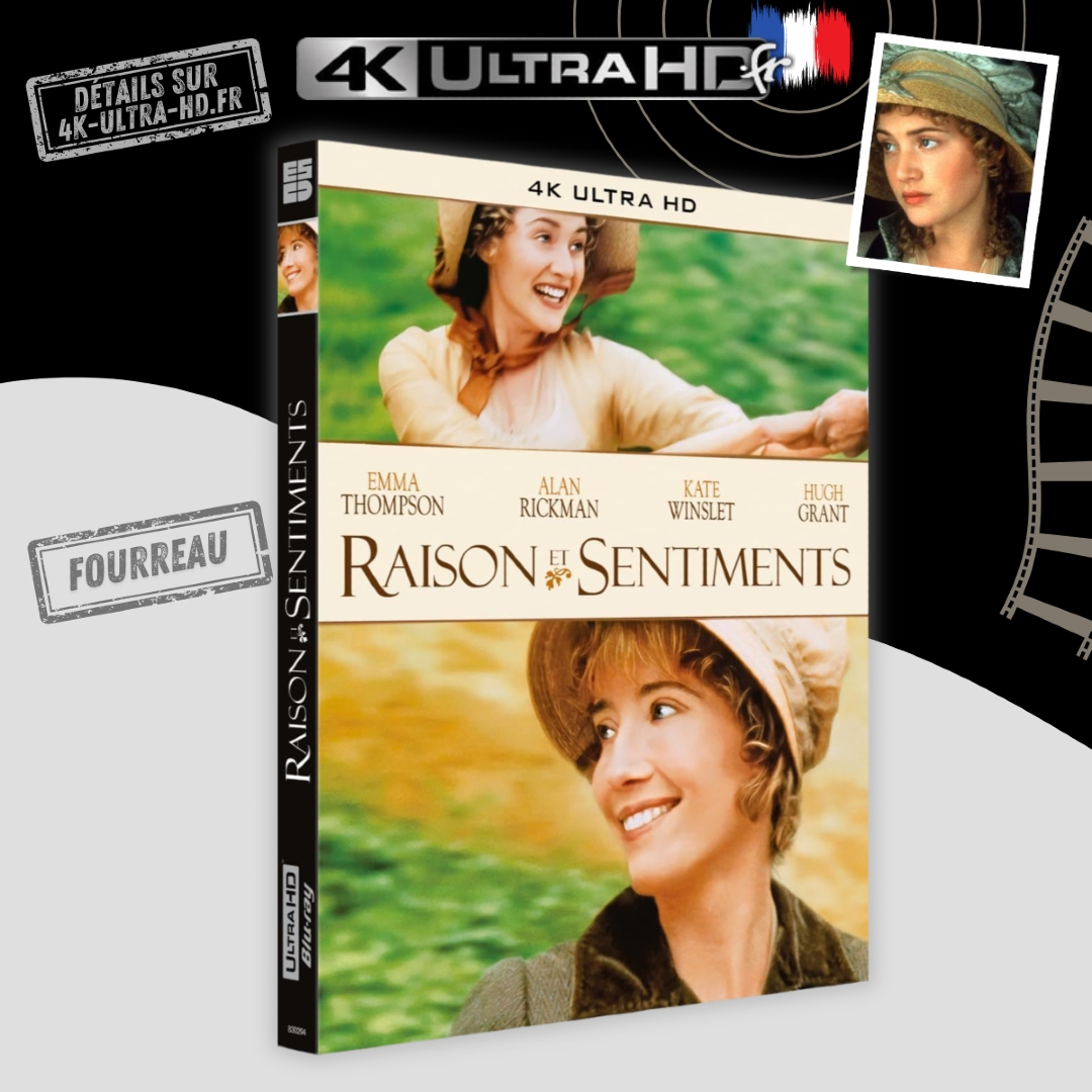 4KultrahdFR's tweet photo. ⏱️ 𝗗𝗘𝗥𝗡𝗜𝗘𝗥𝗦 𝗝𝗢𝗨𝗥𝗦 avant « Raison et sentiments » 4K 🇫🇷
𝗙𝗼𝘂𝗿𝗿𝗲𝗮𝘂 ➡ https://t.co/26aAaESBK9
📆 Sortie : 01 Avril 2026
🎬 avec Emma Thompson, Alan Rickman, Kate Winslet, Hugh Grant
#4KUltraHD #BluRay4K #4KultrahdFR https://t.co/lkwyG2htGc