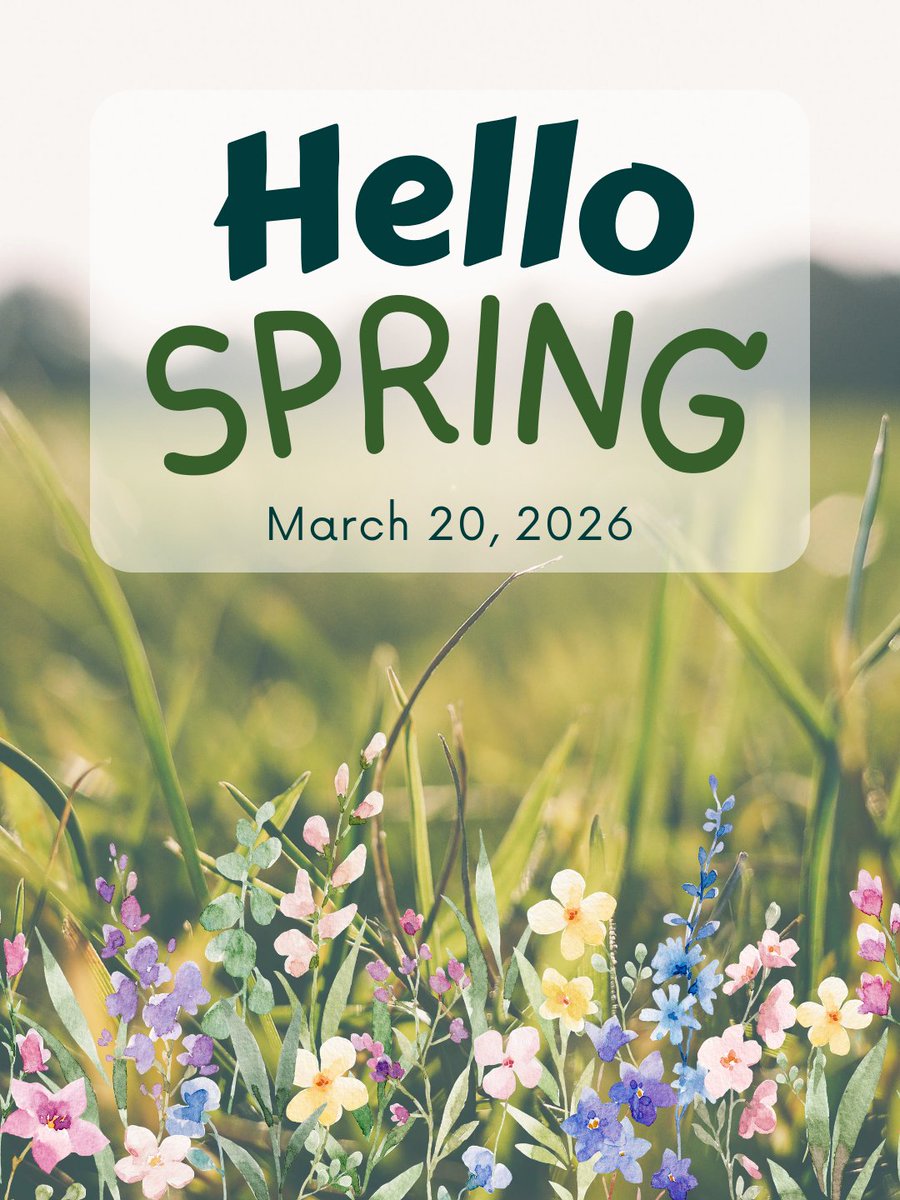 NevadaPEP's tweet photo. 🌼 Welcome, spring! 🌸

The days are getting longer, the energy is getting brighter, and fresh beginnings are here. 🌷

#SpringEquinox #HelloSpring #SpringVibes #FirstDayofSpring https://t.co/B3qodwPhBk