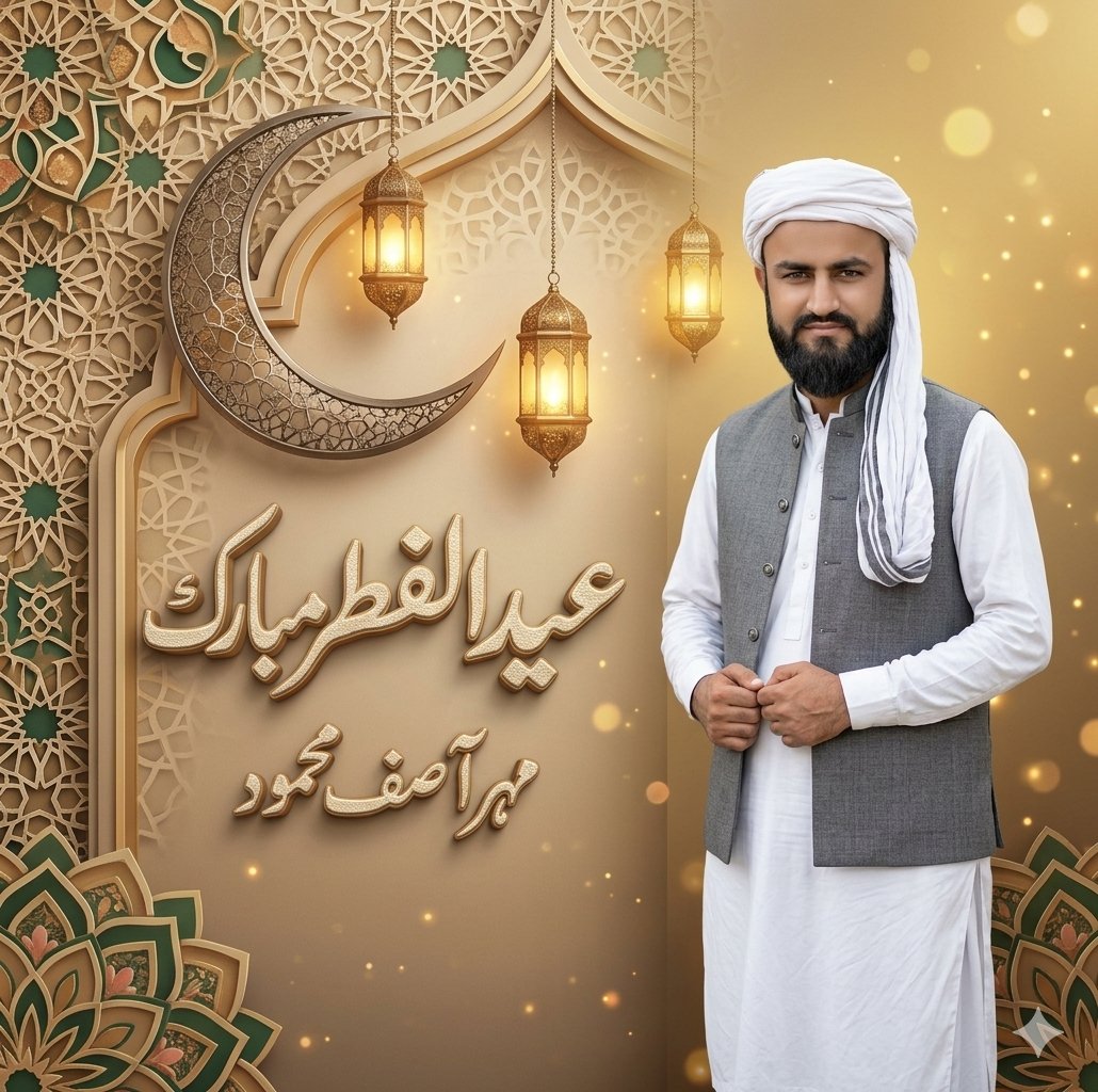 میری طرف سے تمام اہل اسلام کو چاند رات اور عید الفطر مبارک ہو
