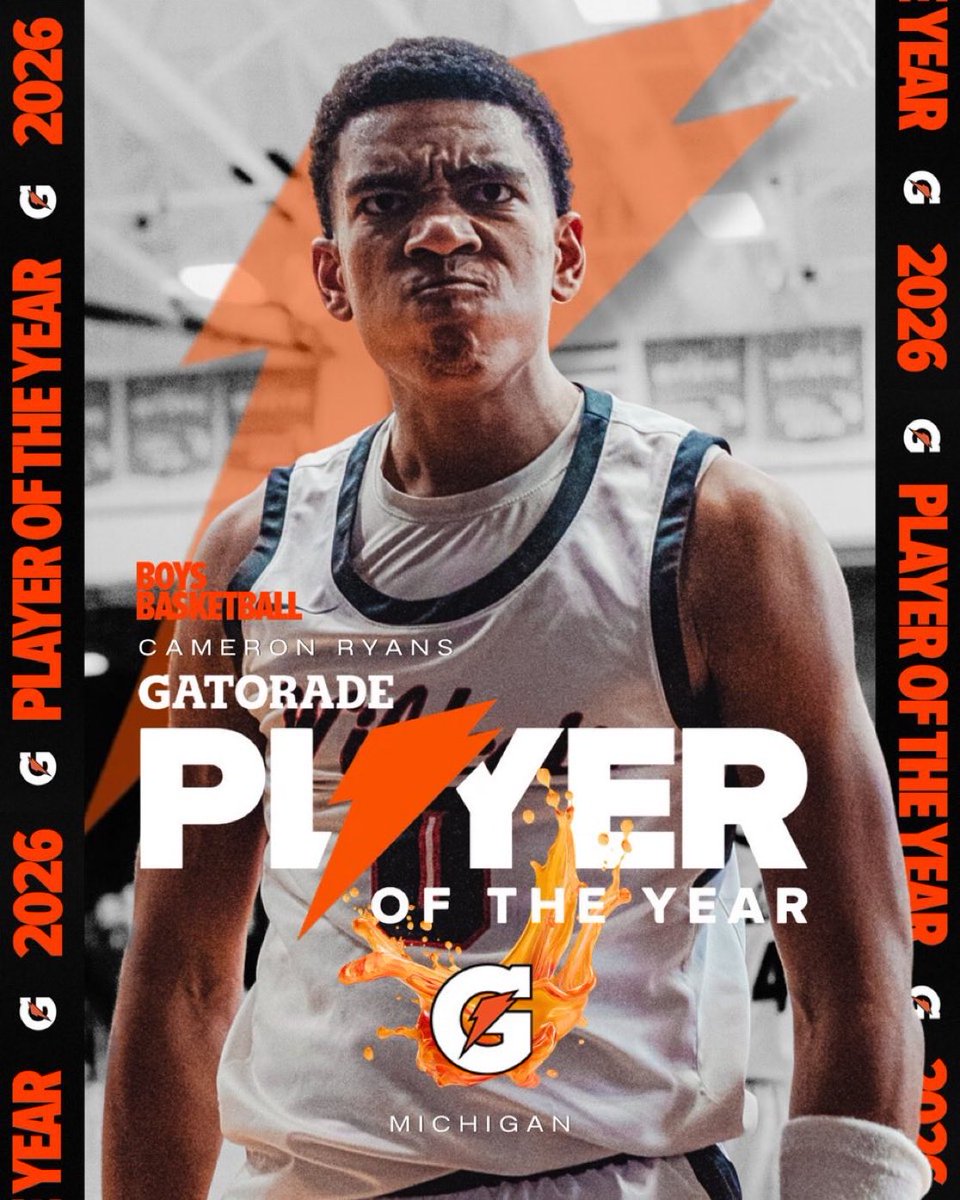 SportsWildcats's tweet image. Michigan Gatorade Player of the Year. I’m beyond proud of Cam Ryans. ❤️❤️🏆🏆 congratulations, Cam. #worktowin