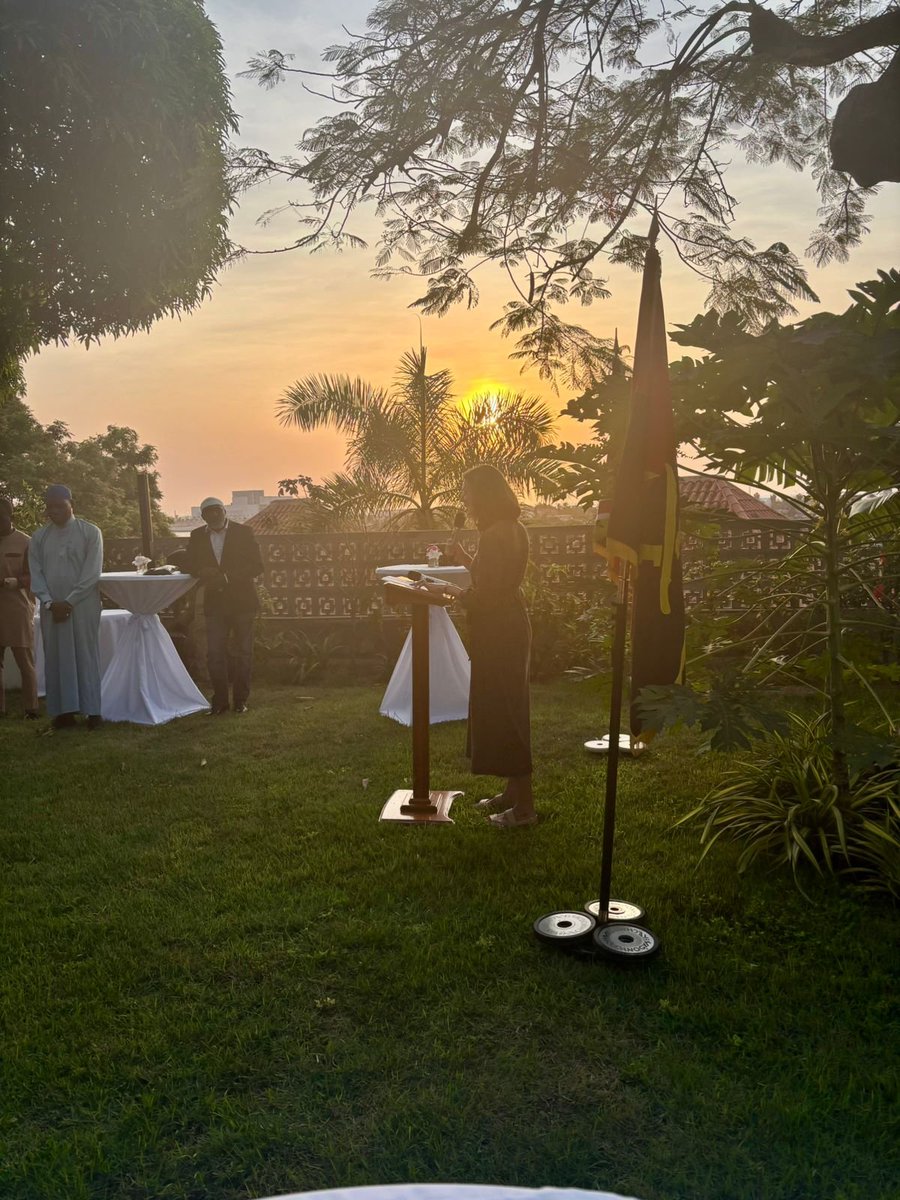 ukinangola's tweet photo. Eid Mubarak to all celebrating! 🌙✨We were honoured to host an Iftar at the British Embassy and share an evening of unity, reflection and friendship. #EidMubarak https://t.co/2SmcPL2m70