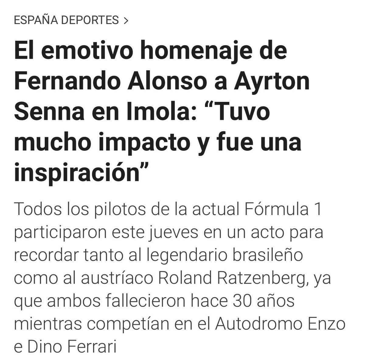 El ídolo de Fernando Alonso tenía como ídolo a un Argentino