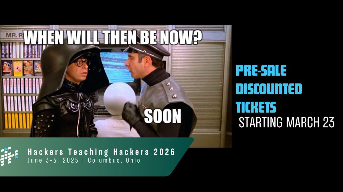 Hackers Teaching Hackers tweet media