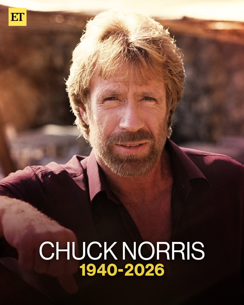 Chuck Norris didn't leave this Earth. 🌍

...The Earth just finally tapped out. 🥊

#RIP