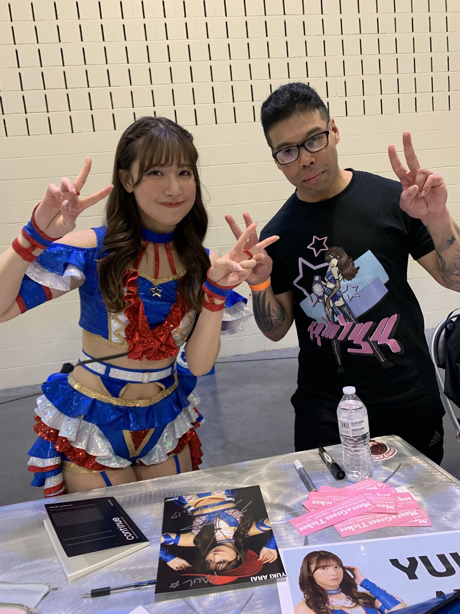 CrowStorm_93's tweet photo. I can never get tired of @araiyuki57. She’s always putting on a good showing, especially on Day 2. Please continue the good work.

#荒井優希
#tjpw 
#tjpwUSA https://t.co/Yh6mFLF1fj