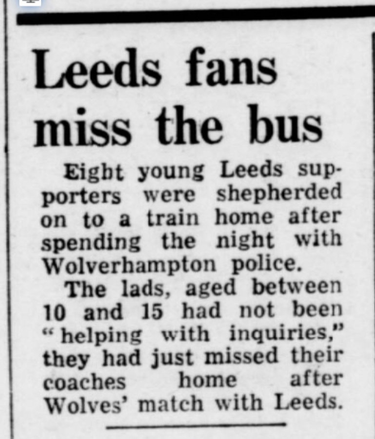 Leeds Football Newspaper Snippets tweet media